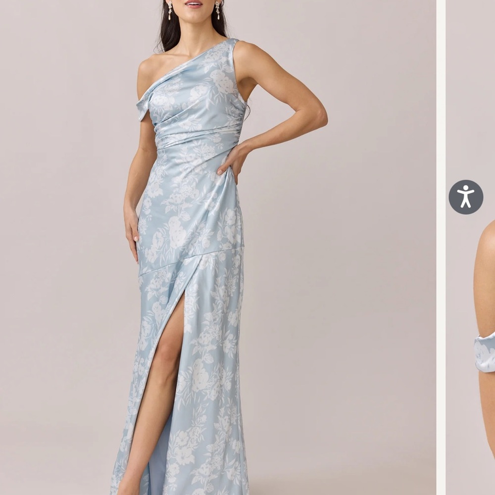 Revelry Light Blue Floral Maxi Dress